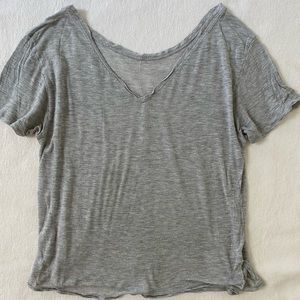 Lululemon grey, reversible t-shirt
